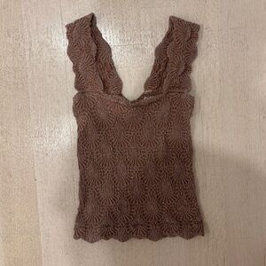 Free People Love Letter Cami by Intimately Twilight Rose XS/S